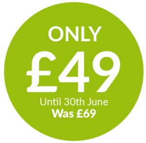 £49 only with savings new until end of June copy